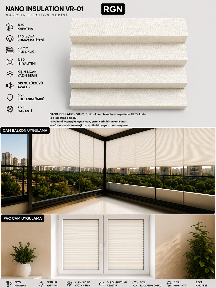 Isı Yalıtımlı Kumaş - NANO INSULATION 01