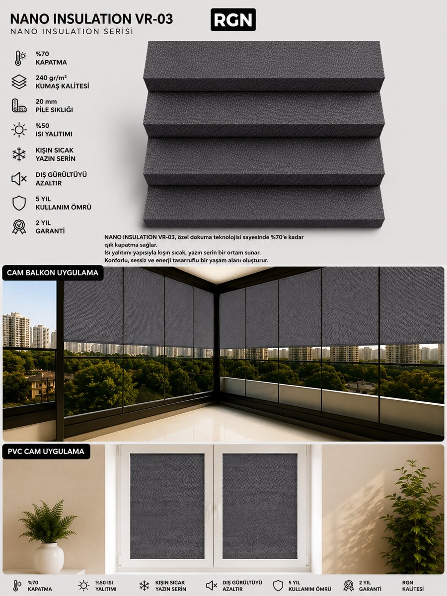 Isı Yalıtımlı Kumaş - NANO INSULATION 03